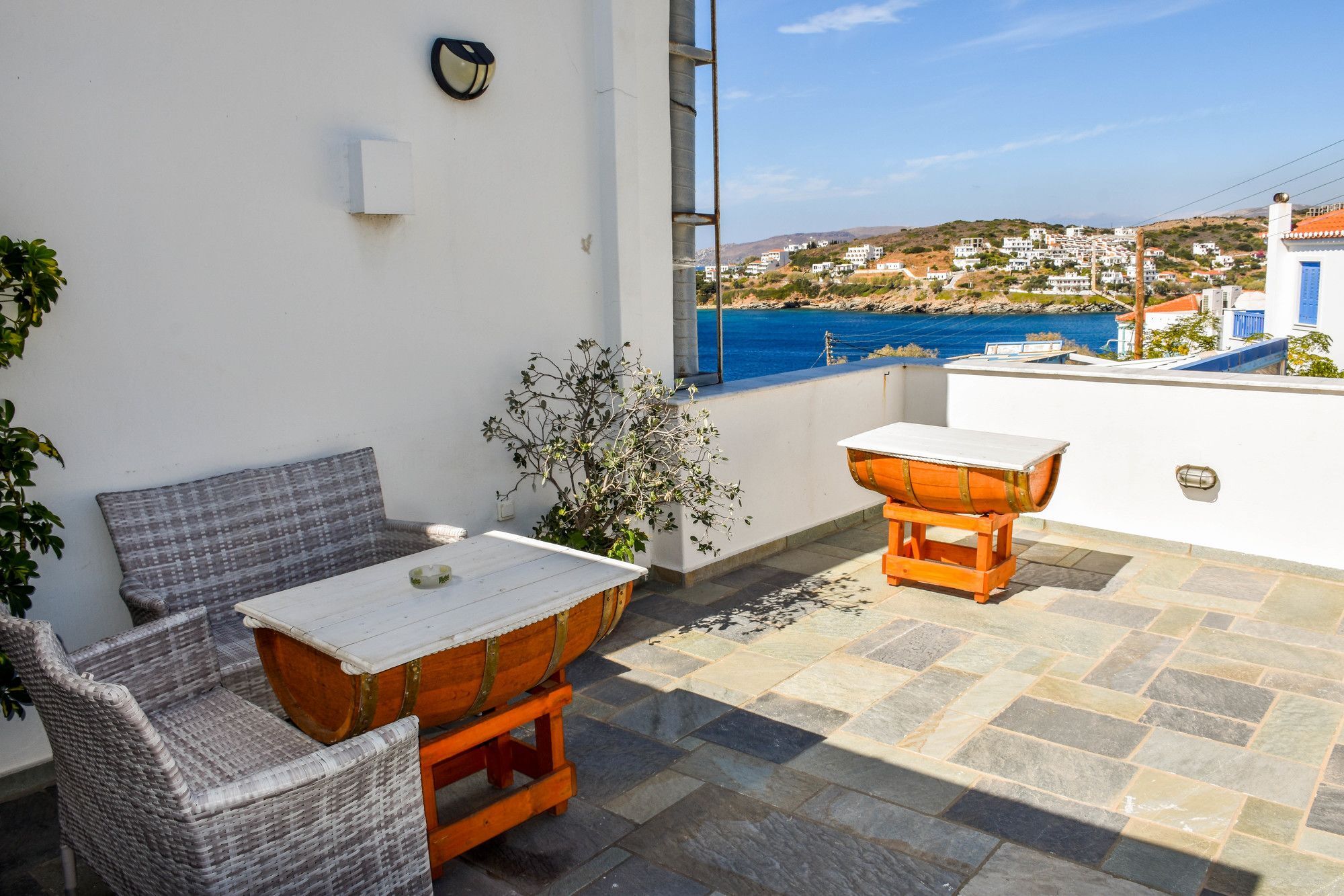 Willa Aegean Sea View Batsi Zewnętrze zdjęcie